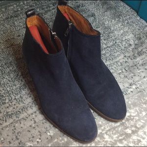 Madewell Size 11 Leather Suede Heeled Booties
